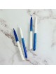 Two-Tone Blue & White Hanukkah Candles | Hanukkah | Judaica