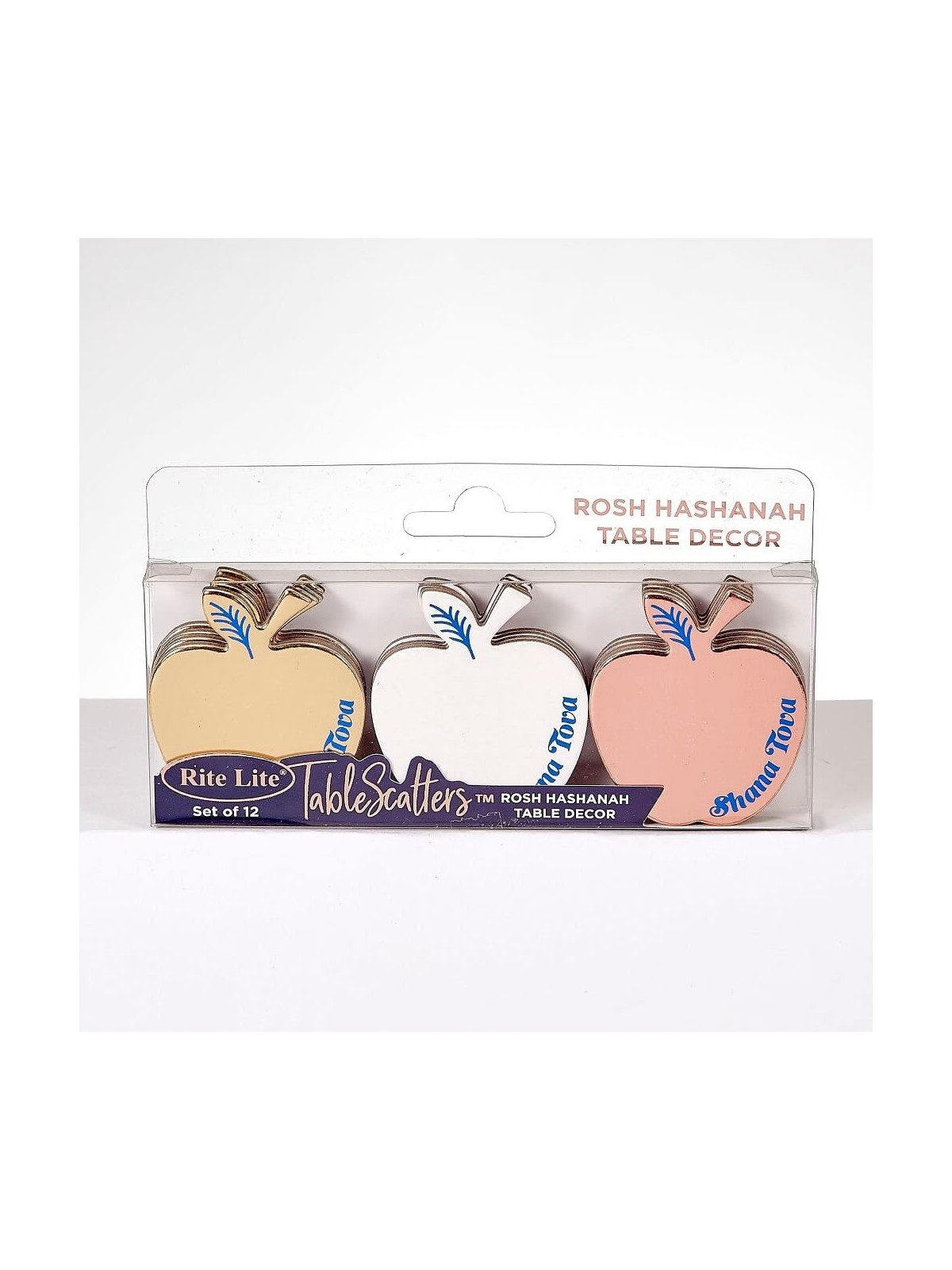 Shana Tova Tablescatters, 12 Foiled Apples | Home Goods | Judaica