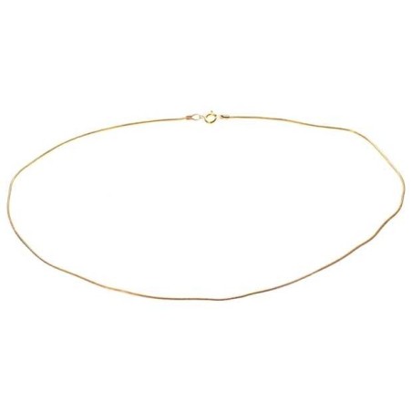 16-Inch Gold-Plated Cable Necklace Chain | Jewelry | Judaica