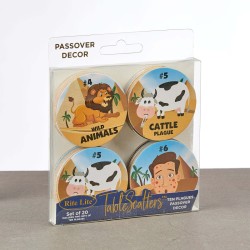 Passover Tablescatters, 2 Sets of 10 Plagues | All Judaica | Judaica