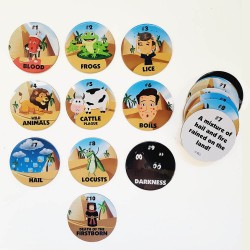 Passover Tablescatters, 2 Sets of 10 Plagues | All Judaica | Judaica