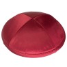 Burgundy Deluxe Satin Kippah | Kippahs | Judaica