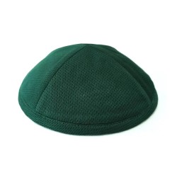 Forest Green Mesh Kippah | Kippahs | Judaica