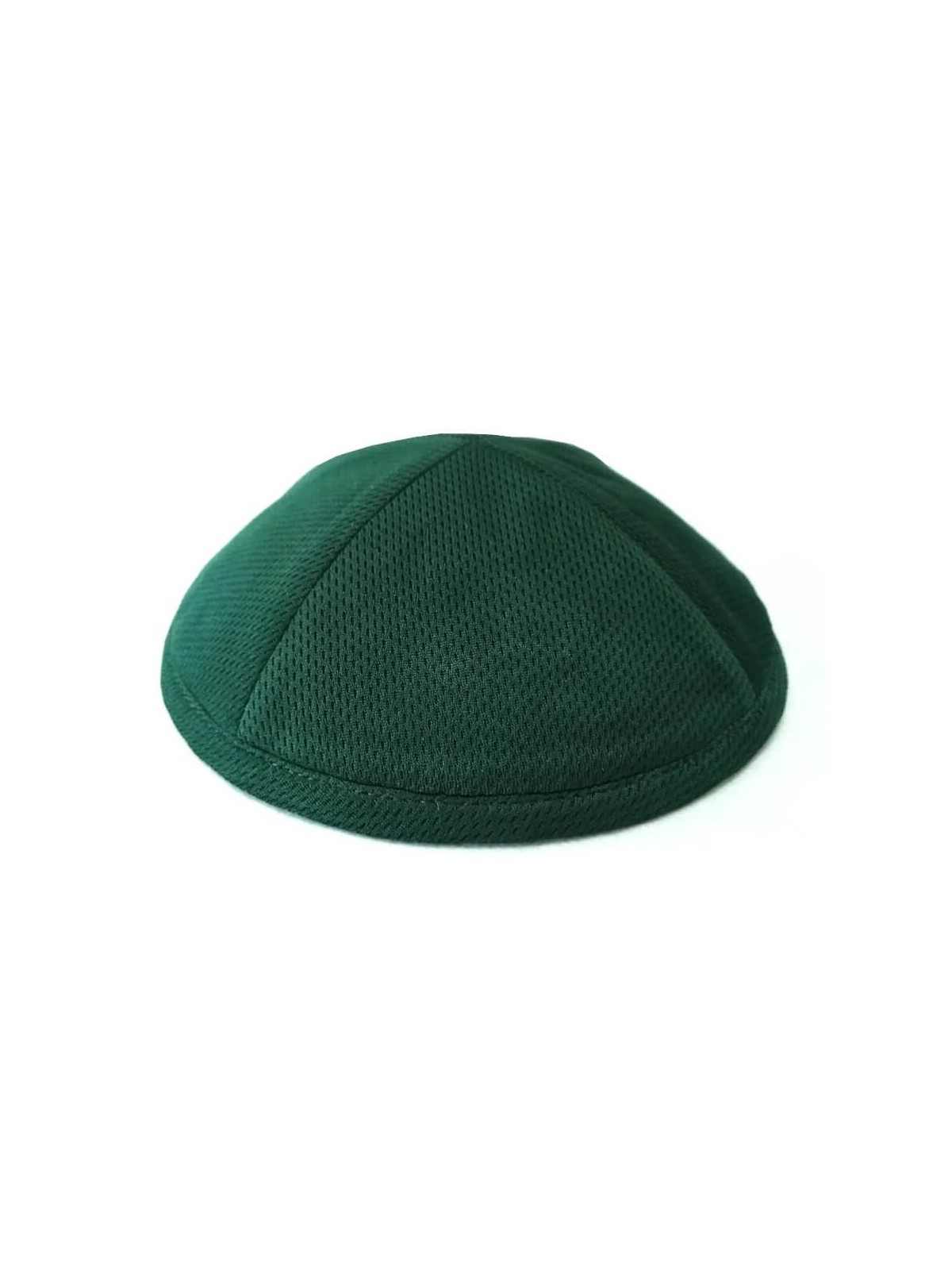 Forest Green Mesh Kippah | Kippahs | Judaica