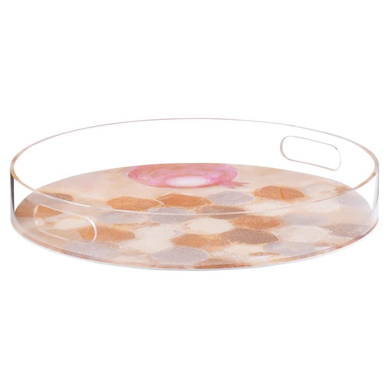 Lucite Painted Tray | Home Goods | Judaica