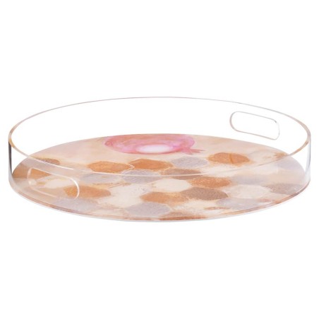 Lucite Painted Tray | Home Goods | Judaica