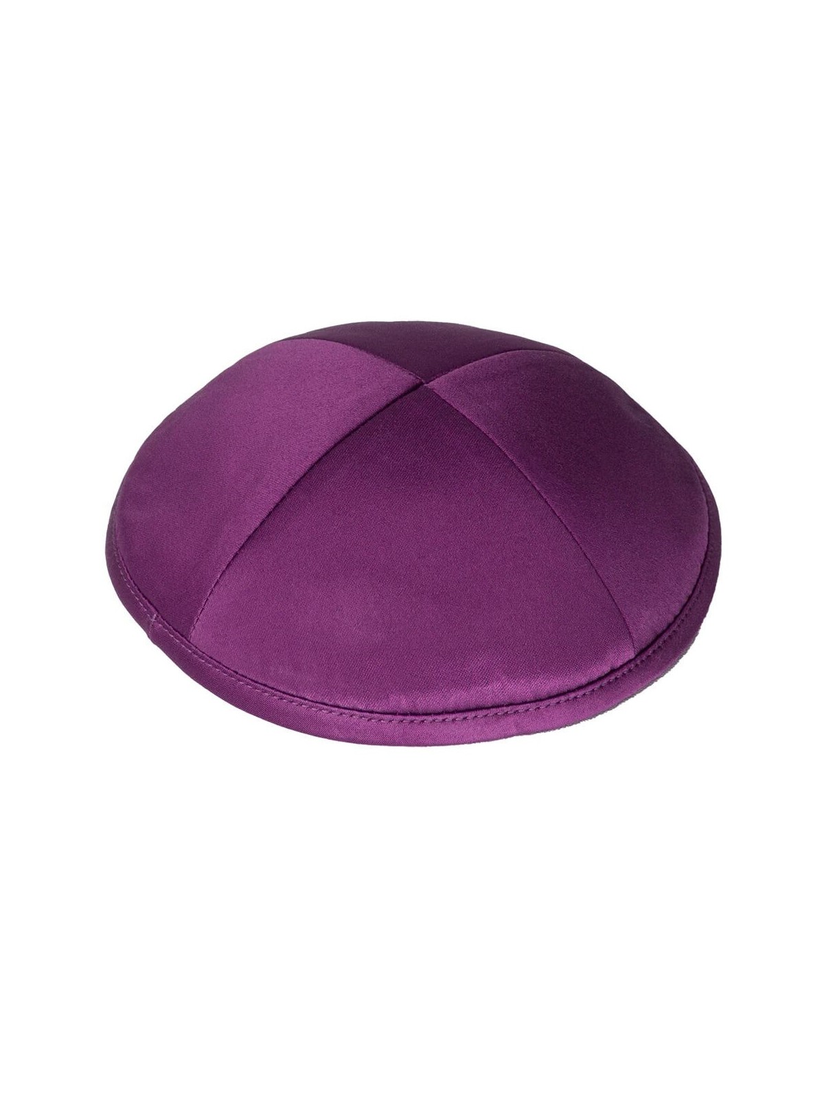 Purple Deluxe Satin Kippah | Kippahs | Judaica