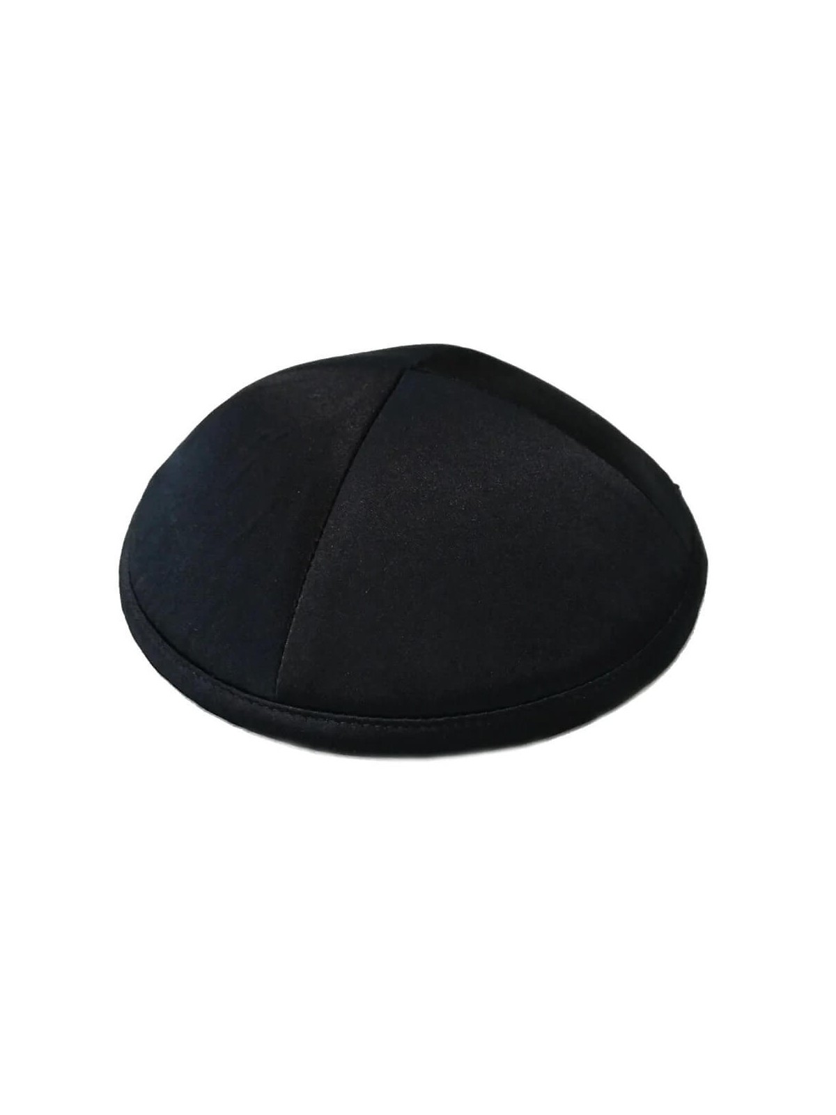 Black Deluxe Satin Kippah | Kippahs | Judaica