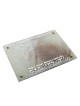 Hammered Challah Board With Silver Metal Plate | Challah Boards | Juda