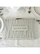Glass and Mirror Zebra Style Laser Cut Challah Boa | Challah Boards |