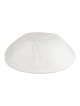White Deluxe Linen Kippah | Kippahs | Judaica