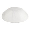 White Deluxe Linen Kippah | Kippahs | Judaica