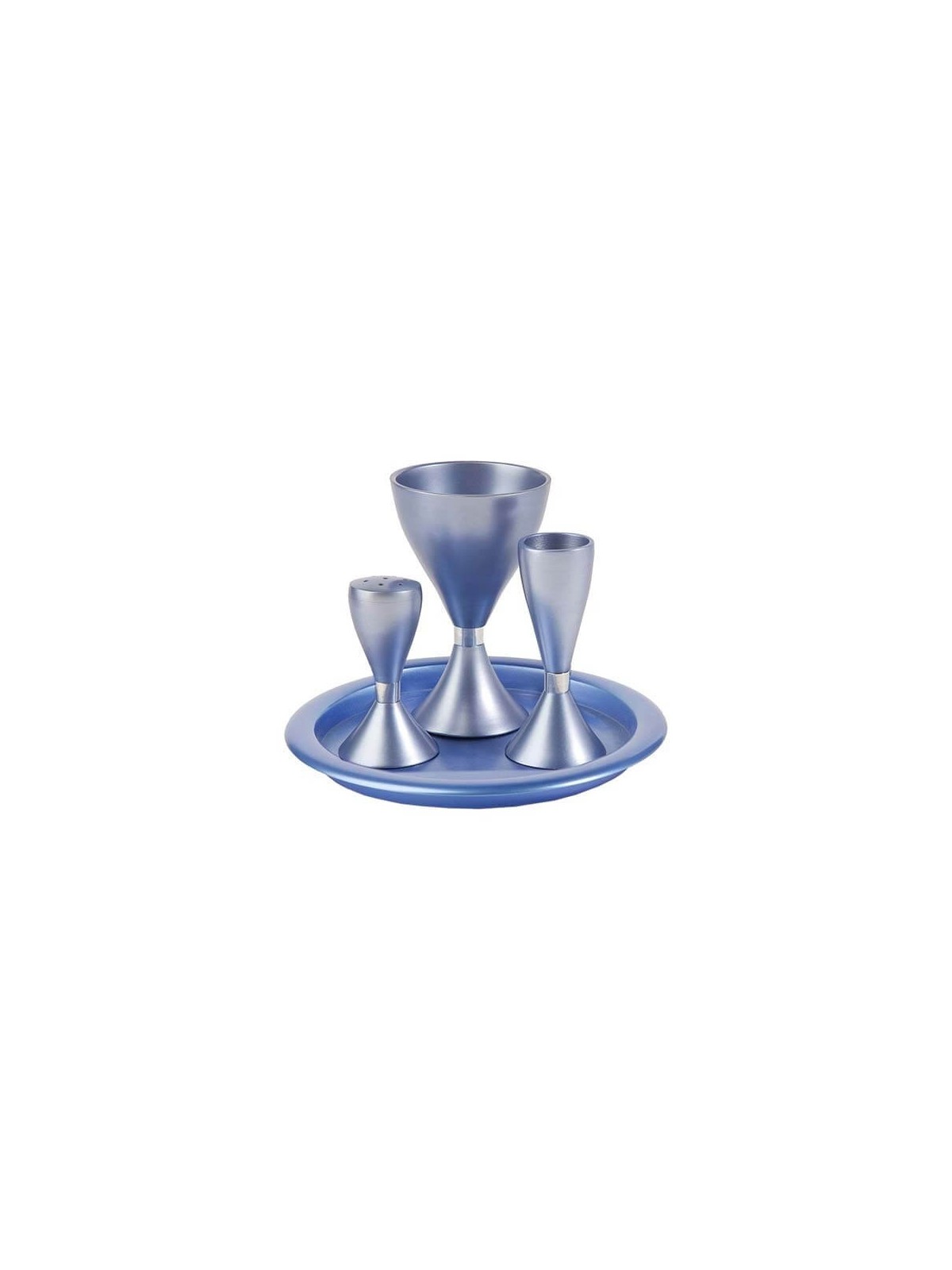 Blue Anodized Havdalah Set | Havdalah Sets & Spice Boxes | Judaica