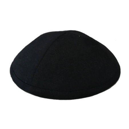 Black Deluxe Linen Kippah | Kippahs | Judaica