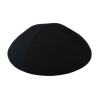 Black Deluxe Linen Kippah | Kippahs | Judaica