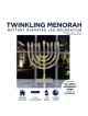 LED Twinkling Menorah Decoration | Hanukkah | Judaica