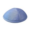 Light Blue Raw Silk Kippah | Kippahs | Judaica