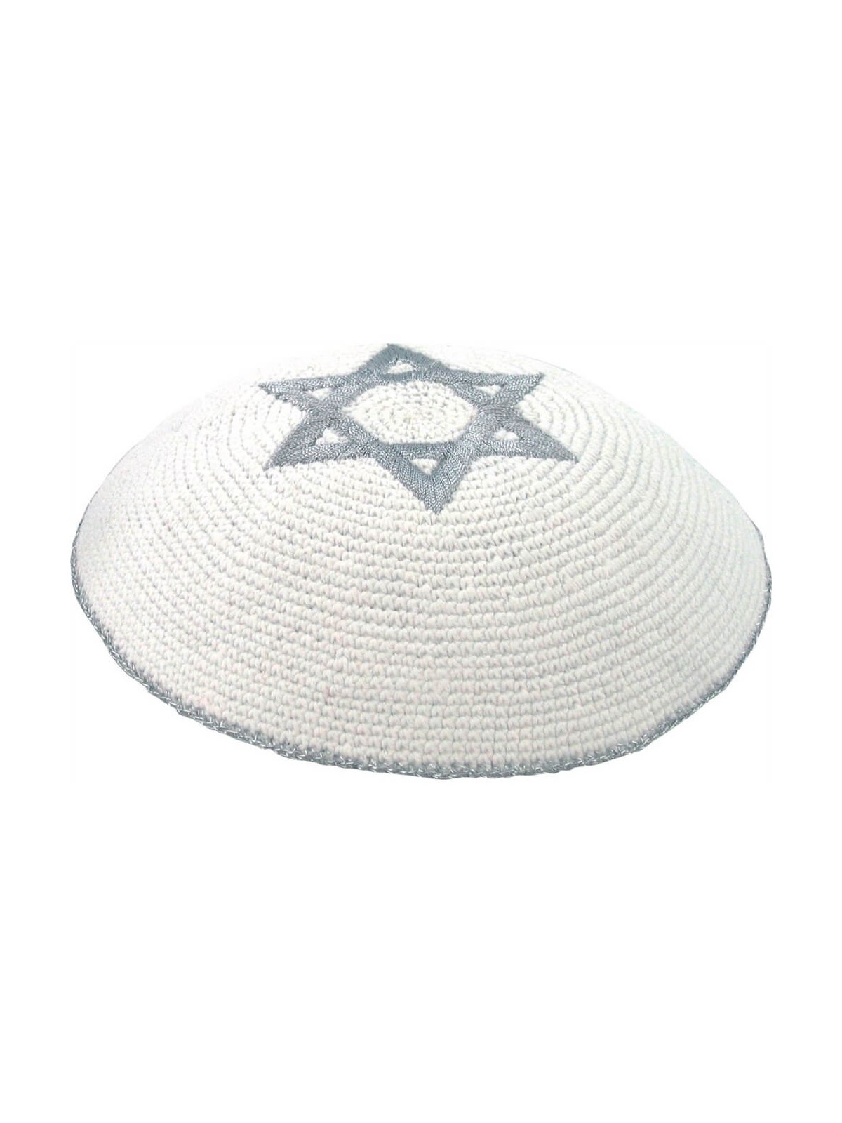 Star of David Knitted Kippah | Kippahs | Judaica