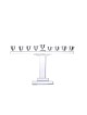 Crystal Menorah On Stand | Hanukkah | Judaica