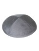 Dark Gray Raw Silk Kippah | Kippahs | Judaica