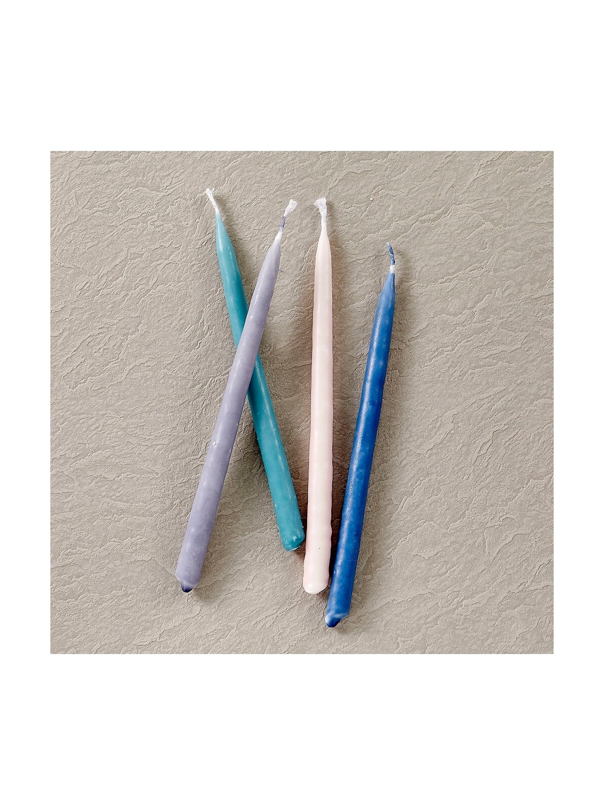 Deluxe Chanukah Candles - Simplicity Colors | Hanukkah | Judaica