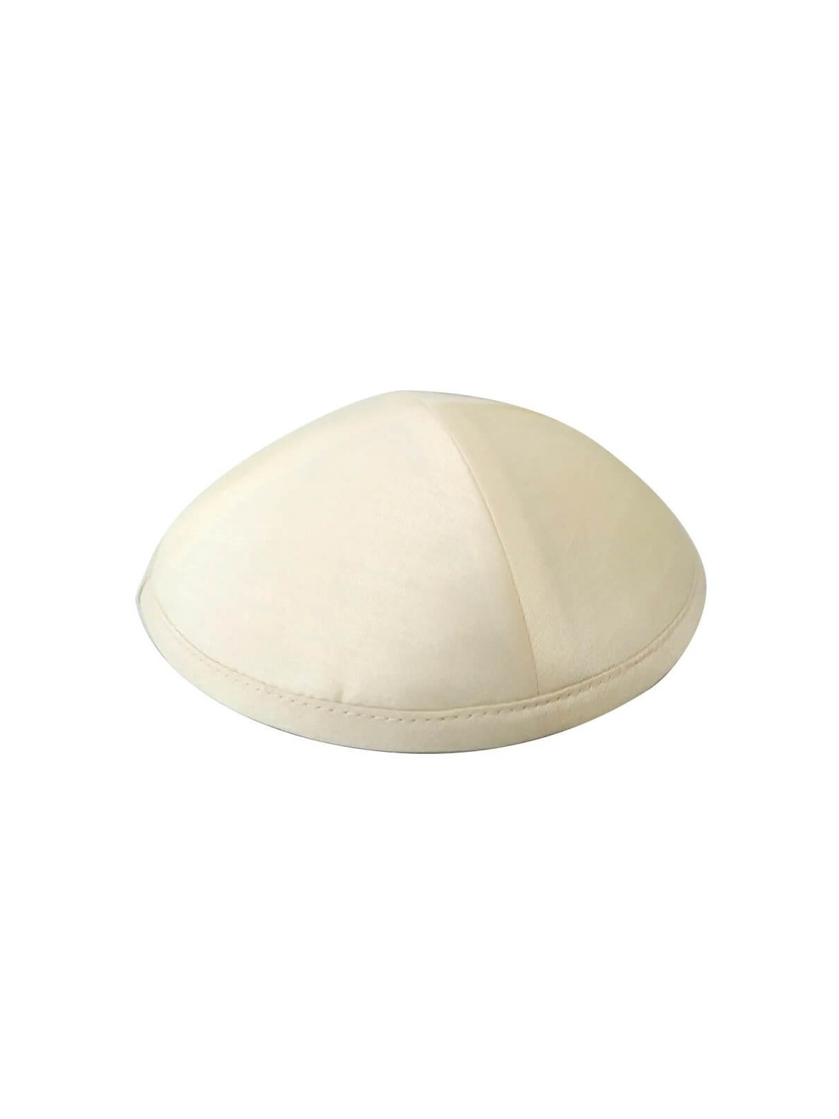 Ivory Raw Silk Kippah | Kippahs | Judaica