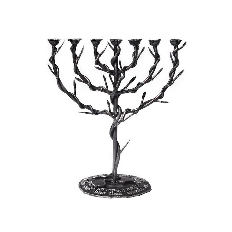 Limited Edition 7 Branch Sderot Menorah made from  | Hanukkah | Judaic