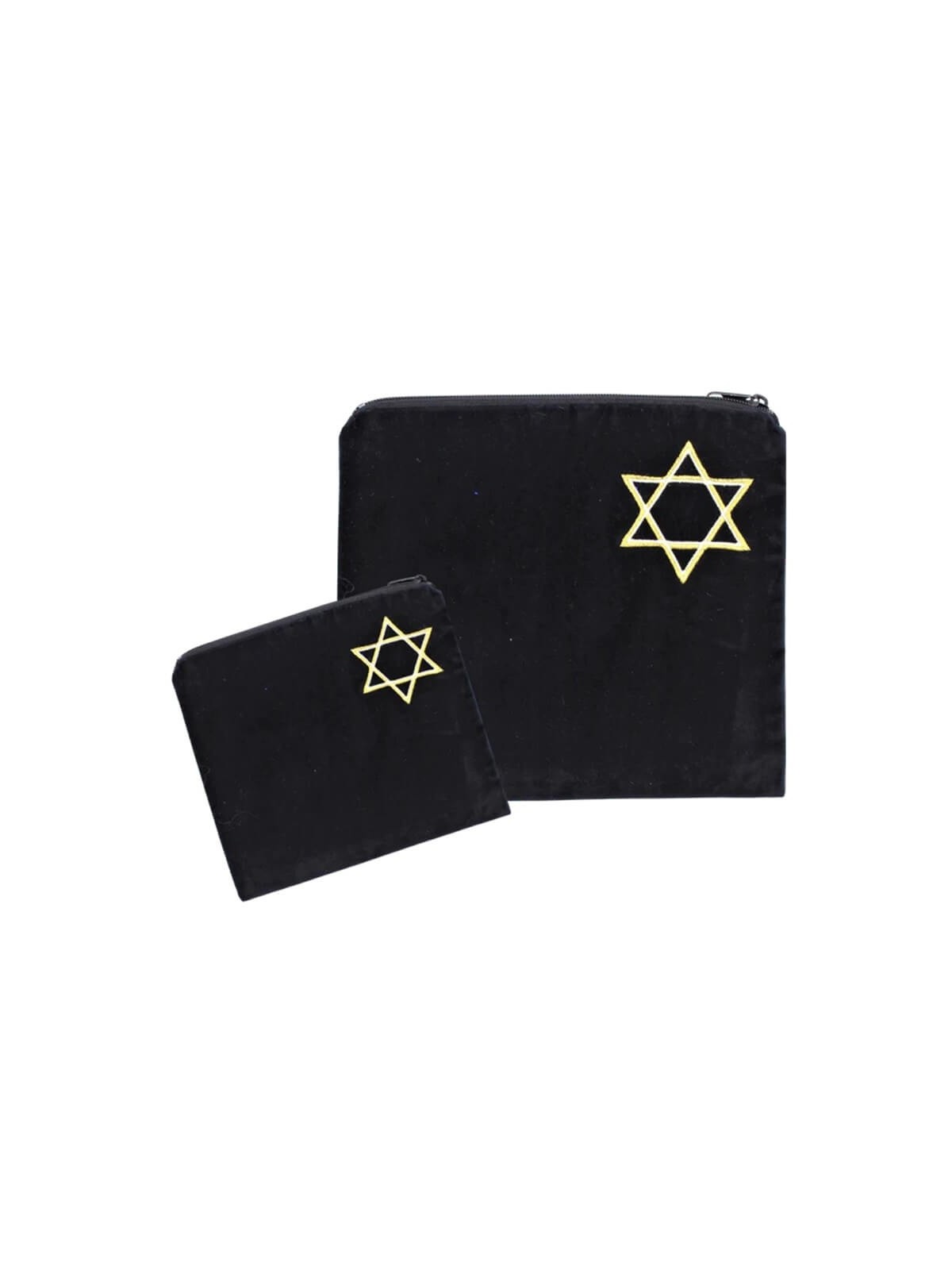 Star of David Tallit and Tefillin Bag - Black | Tallit/Tallis | Judaic