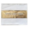 Faux Leather Challah Cover - White & Gold | Challah Covers | Judaica