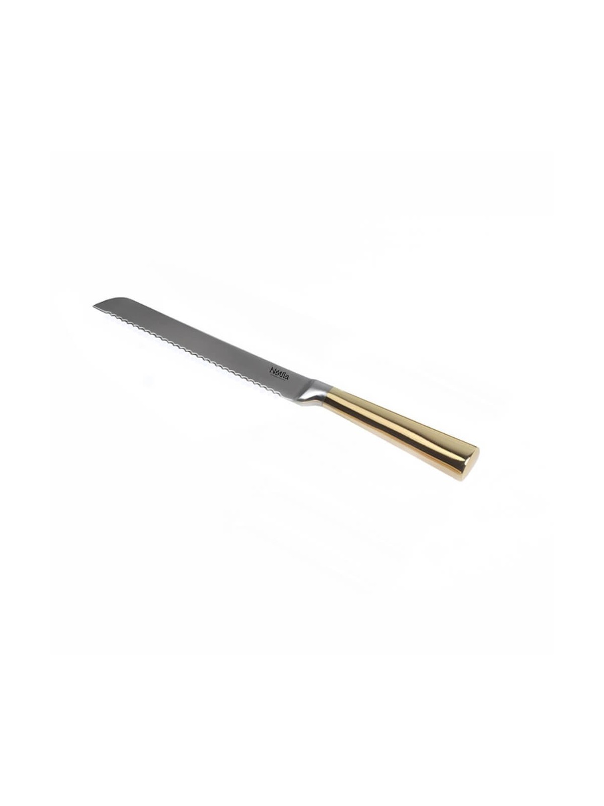 13" Stainless Steel Knife Gold Handle | Challah Knives | Judaica