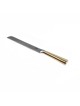13" Stainless Steel Knife Gold Handle | Challah Knives | Judaica