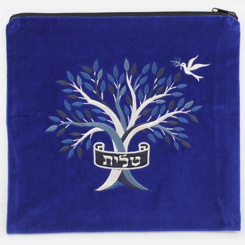 Tree of Life Tallit and Tefillin Bag - Royal Blue | Tallit/Tallis | Ju