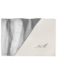 Leather Challah Cover - White and Silver | Challah Covers | Judaica