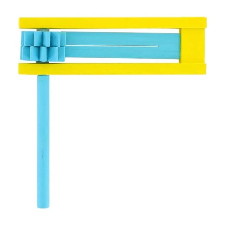 Colorful Wooden Gragger - Assorted Colors | Purim | Judaica