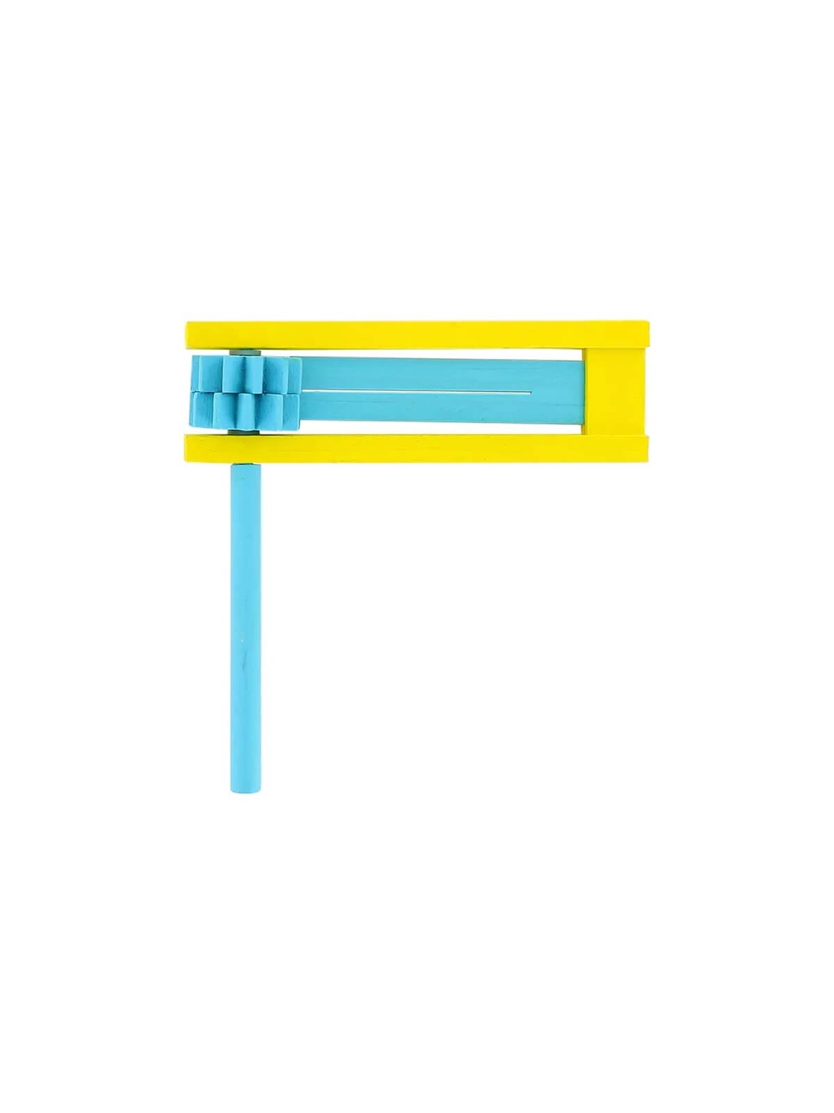 Colorful Wooden Gragger - Assorted Colors | Purim | Judaica