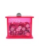 Pink Flower Design Acrylic Tzedakah Box | Tzedakah Boxes | Judaica
