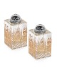 Crystal Salt And Pepper Holder With 4 Sides Gold J | Home Goods | Juda
