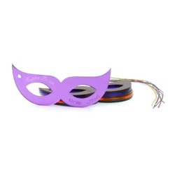 Lucite Mask Gift Tags - Multi-Colored | Gifts | Judaica