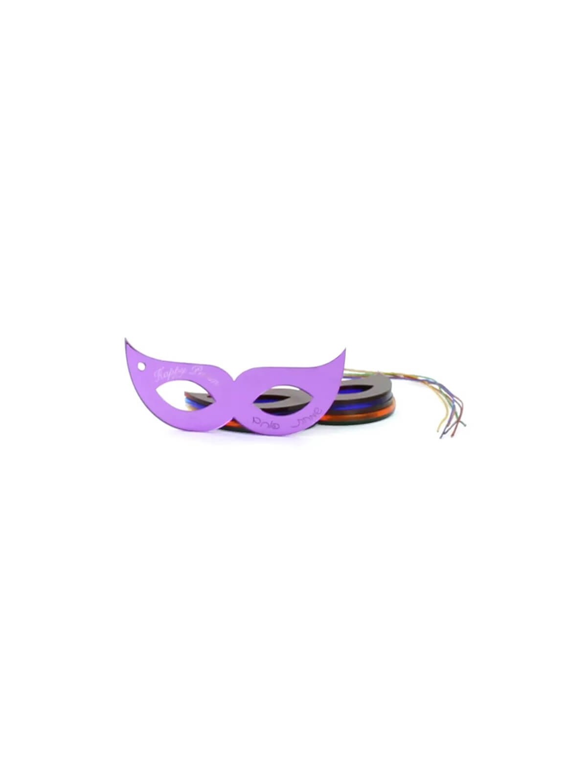 Lucite Mask Gift Tags - Multi-Colored | Gifts | Judaica