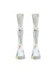 Tall Elegant Crystal Candlesticks | Candle Holders | Judaica