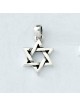 Sterling Silver Symmetrical Star Pendant - 0.75" H | Jewelry | Judaica