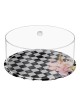 Black Chic Checkered Lucite Cake Dome | Home Goods | Judaica