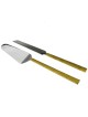 Set of 2 Cake Servers with Gold Handles | Home Goods | Judaica