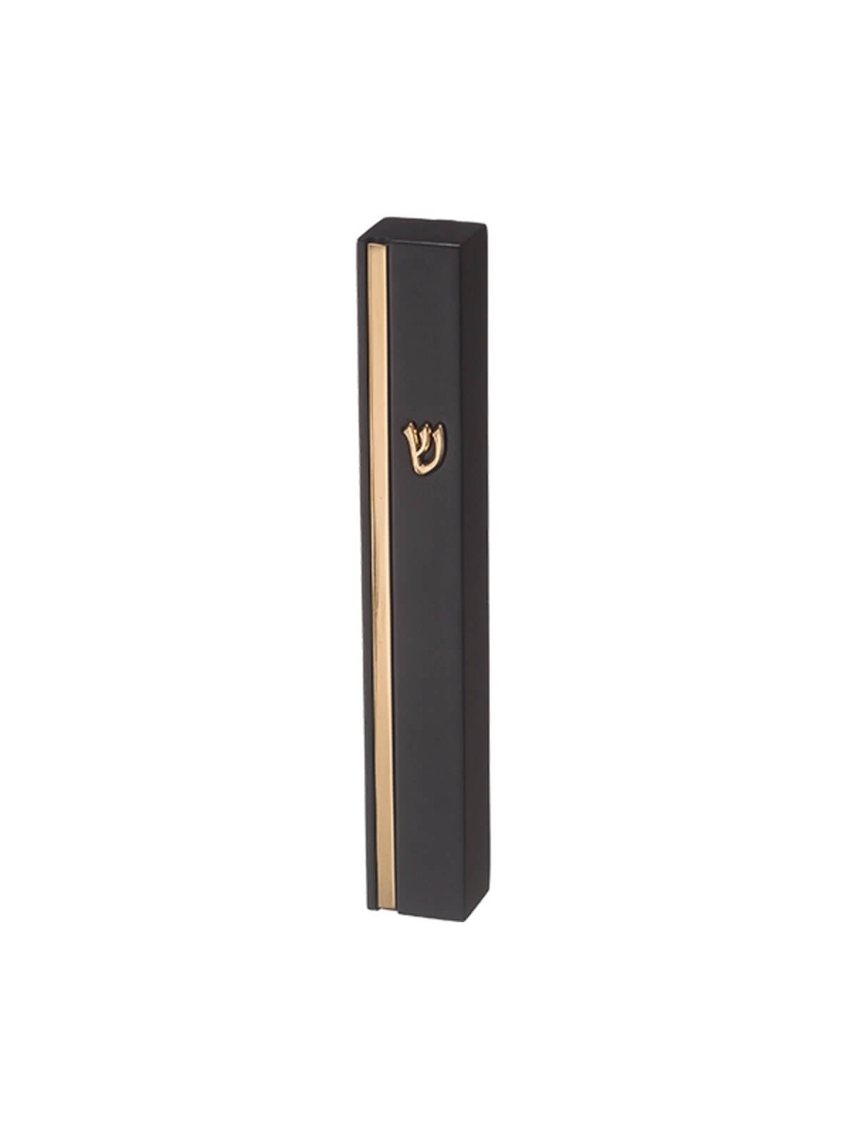 Concrete Polymer Mezuzah Case 20 Cm - Black Color | Mezuzahs | Judaica