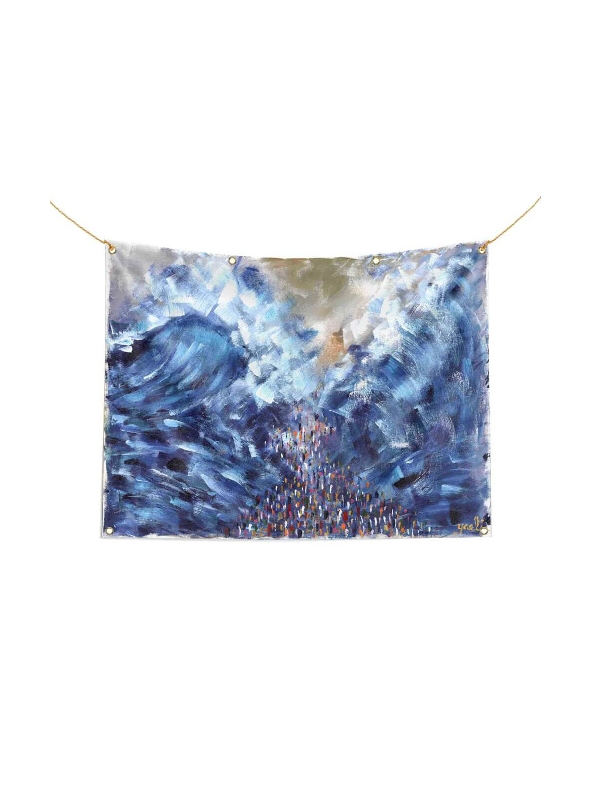Crossing the Sea Sukkah Tapestry | Sukkot | Judaica