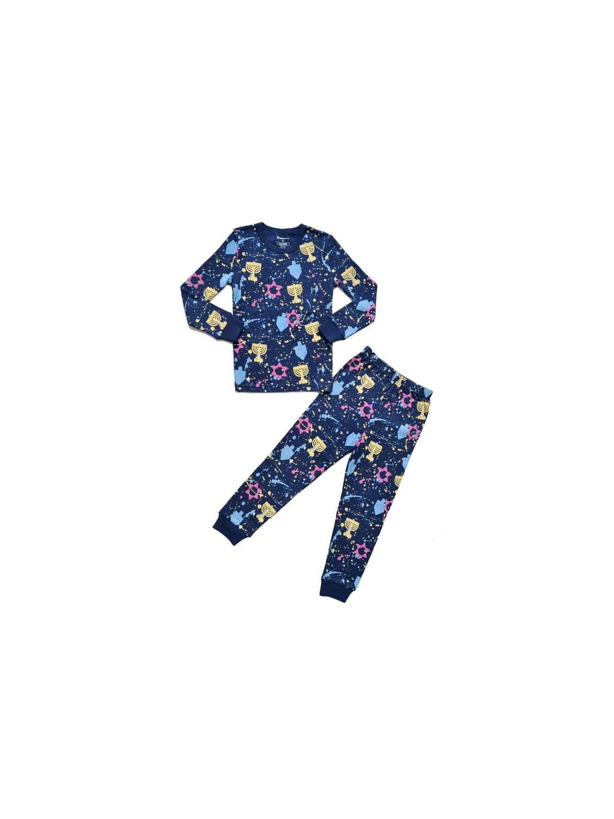 Splatter Paint Hanukkah Pajamas | Apparel | Judaica