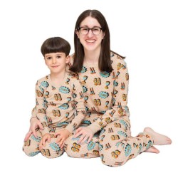 Shabbat Pop Art Pajamas | Apparel | Judaica