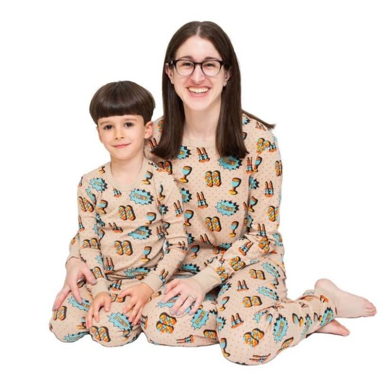 Shabbat Pop Art Pajamas | Apparel | Judaica