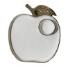 White Enamel Apple Tray/Honey Dish | Rosh Hashanah | Judaica