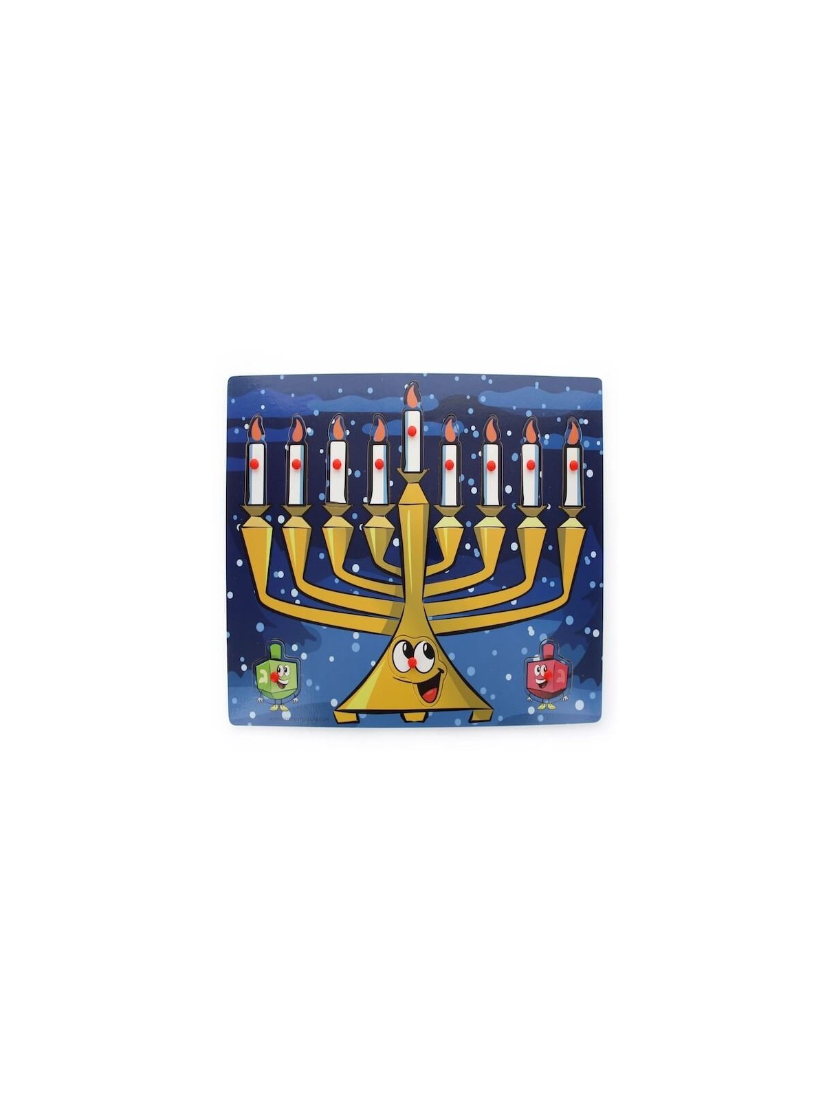Children's Chanukah Menorah Puzzle | All Judaica | Judaica